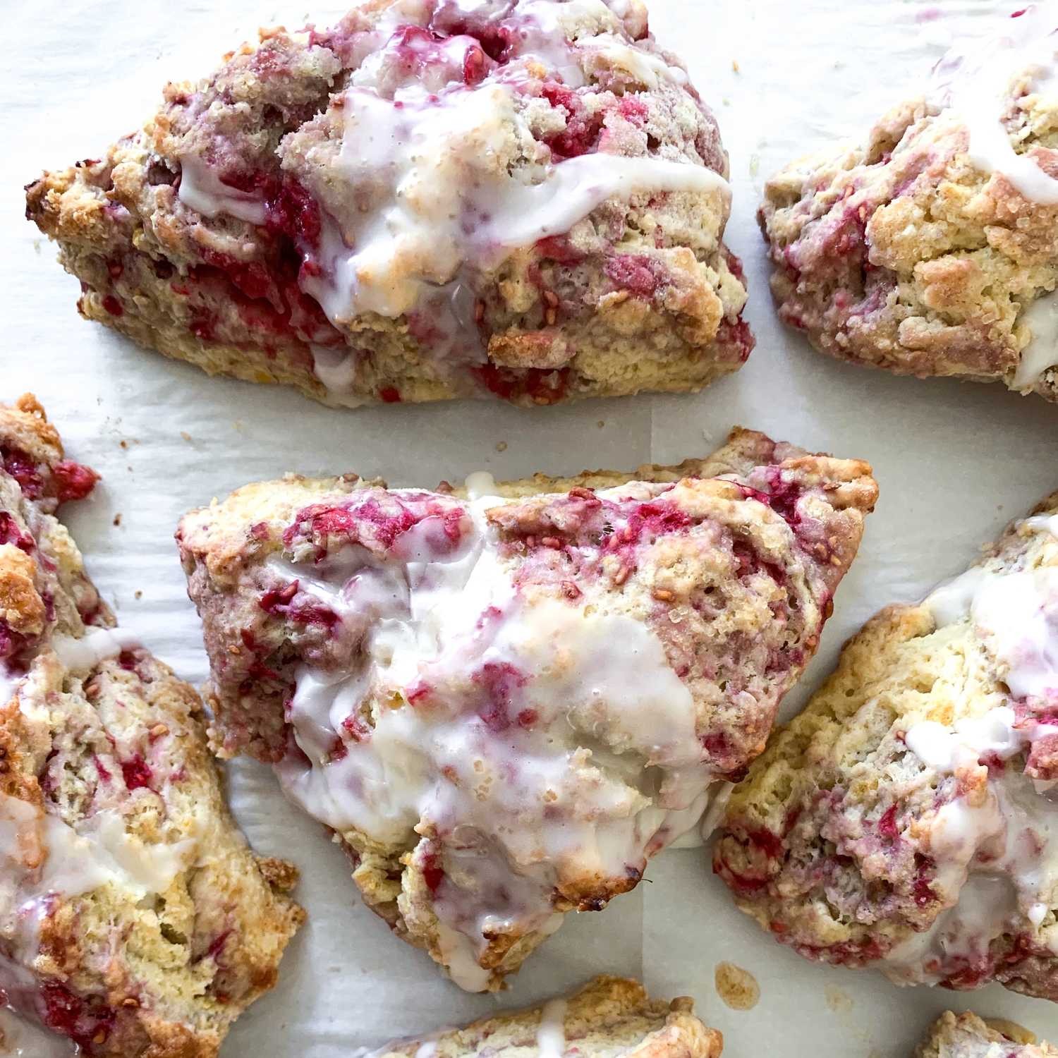 Raspberry Lemon Scones